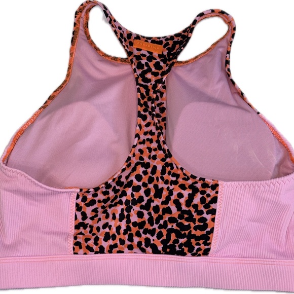 Fabletics Zip-Front Racerback Shaping Swim Top - Picture 2 of 4